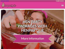 Tablet Screenshot of henparty.ie